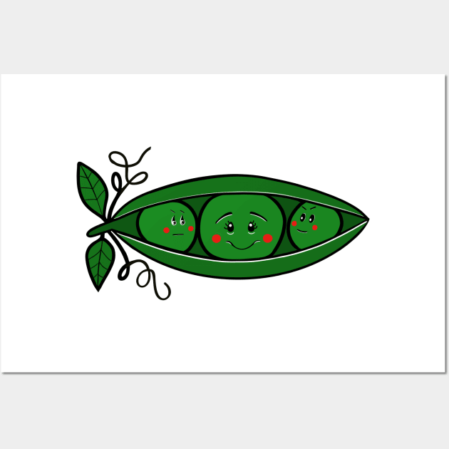 PEAS In A Pod Wall Art by SartorisArt1